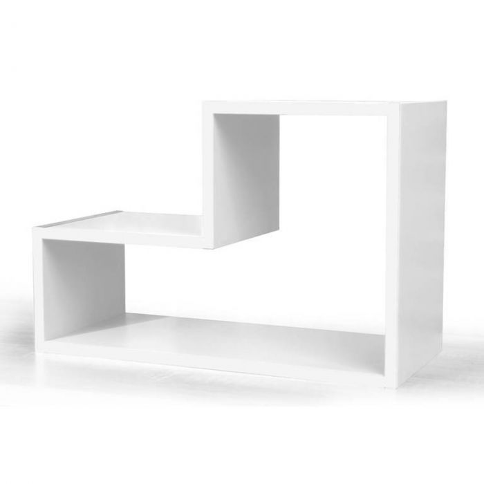 MODULO LIBRERIA CM 54X23 E H 18/36 BIANCO