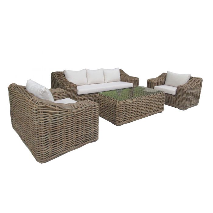 SET CATALEYA 4PZ KM-LS042 IN POLIRATTAN C/CUSCINI SET CATALEYA 4PZ KM-LS042 IN POLIRATTAN C/CUSCINI