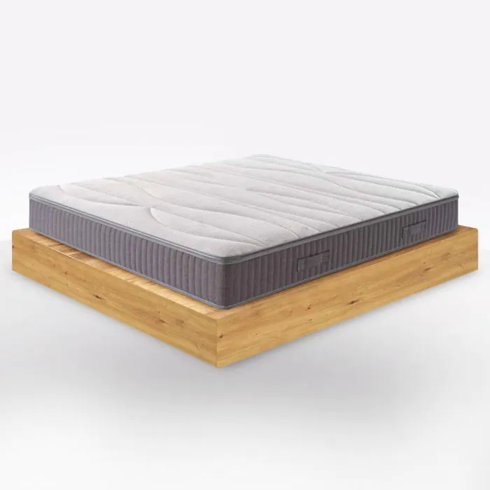 Materasso In Viscosa Di Bambù 100x50x10 Cm - Antiacari, Lavabile, Tela Ecru Morbida