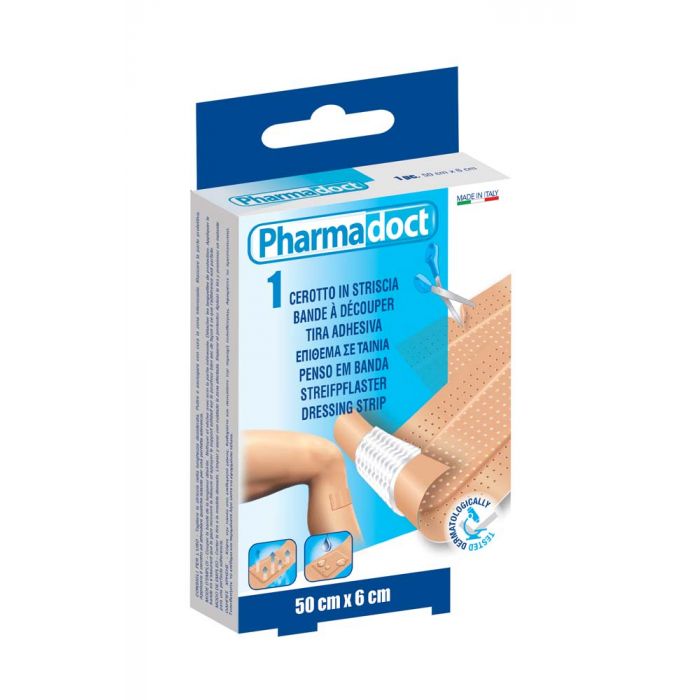 PHARMADOCT 1 STRISCIA LATTEX 50X6CM PHARMADOCT 1 STRISCIA LATTEX 50X6CM