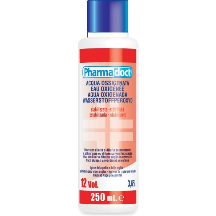 PHARMADOCT ACQUA OSSIGENATA 250ML 250ML PHARMADOCT ACQUA OSSIGENATA 250ML 250ML