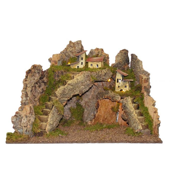 PAESAGGIO VUOTO C/LUCI 58X34X37CM PAESAGGIO VUOTO C/LUCI 58X34X37CM