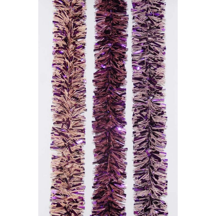 GHIRLANDA LUSSO 2MT VIOLA ROSA