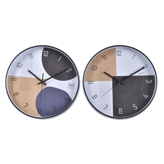 OROLOGIO A PARETE PVC 30X4X30CM ASSORTITO OROLOGIO A PARETE PVC 30X4X30CM ASSORTITO