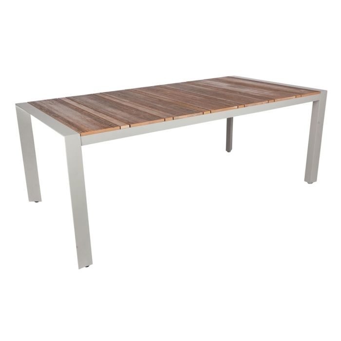 TAVOLO LEGNO E ALLUMINIO 200X100 TAVOLO LEGNO E ALLUMINIO 200X100