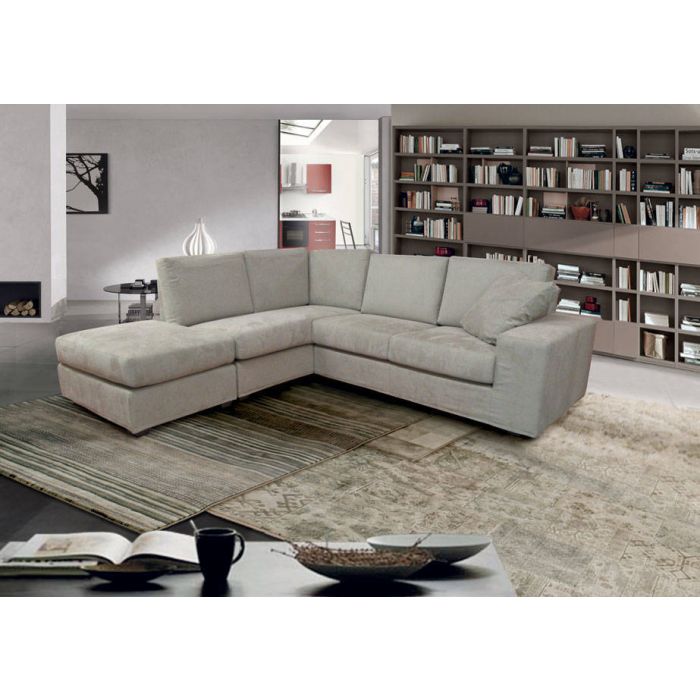 SALOTTO CON ANGOLARE SINISTRO IN TESSUTO SALOTTO CON ANGOLARE SINISTRO IN TESSUTO