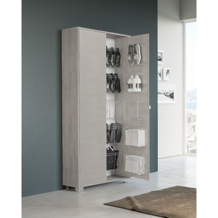 SCARPIERA CM 84X30 H. 190 OLMO BIANCO : vendita online SCARPIERA CM 84X30  H. 190 OLMO BIANCO in offerta