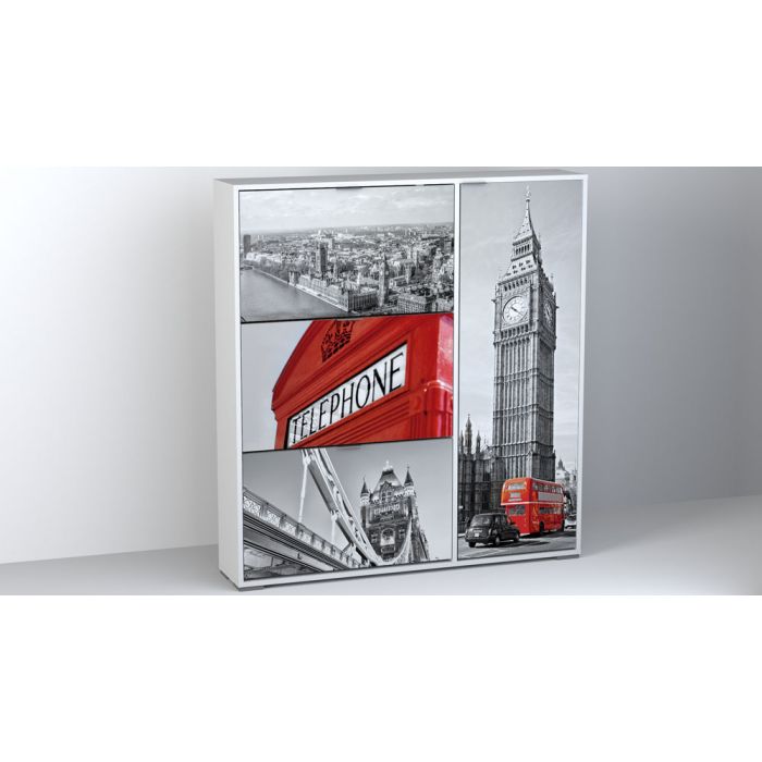 SCARPIERA 3RIB+1A BIANCO/LONDON   H314-2LON