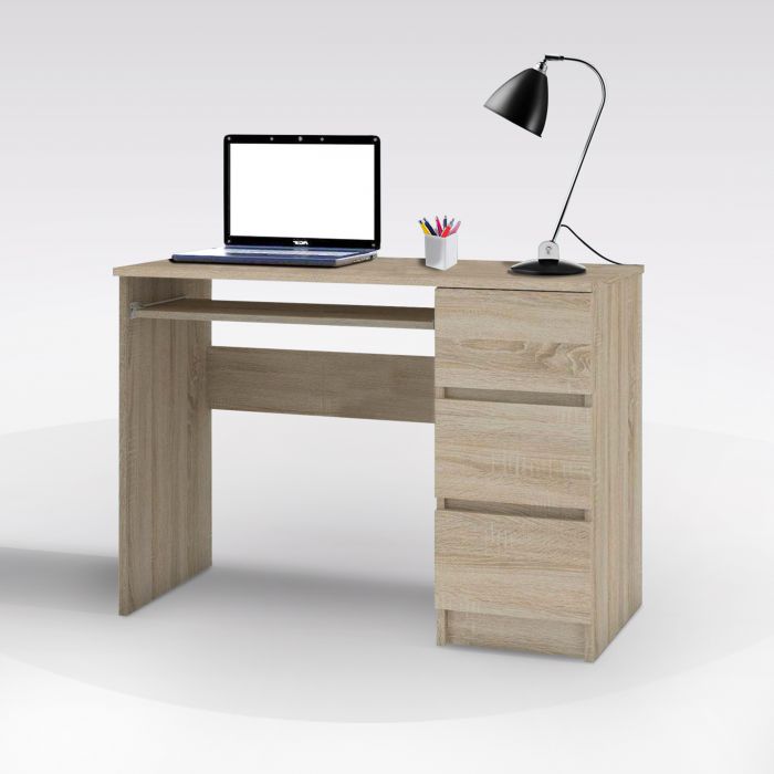 Scrivania economica rovere: scrivania DESK rovere 120x50 cm