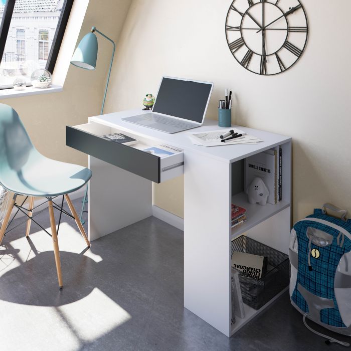 SCRIVANIA 0Z2313A BIANCO ARTIK/GRIGIO ANTRACITE SCRIVANIA 0Z2313A BIANCO ARTIK/GRIGIO ANTRACITE