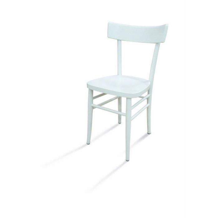 SEDIA MODELLO MILANO LACCATA BIANCA CM 44X43 E H 81 SEDIA MODELLO MILANO LACCATA BIANCA CM 44X43 E H 81