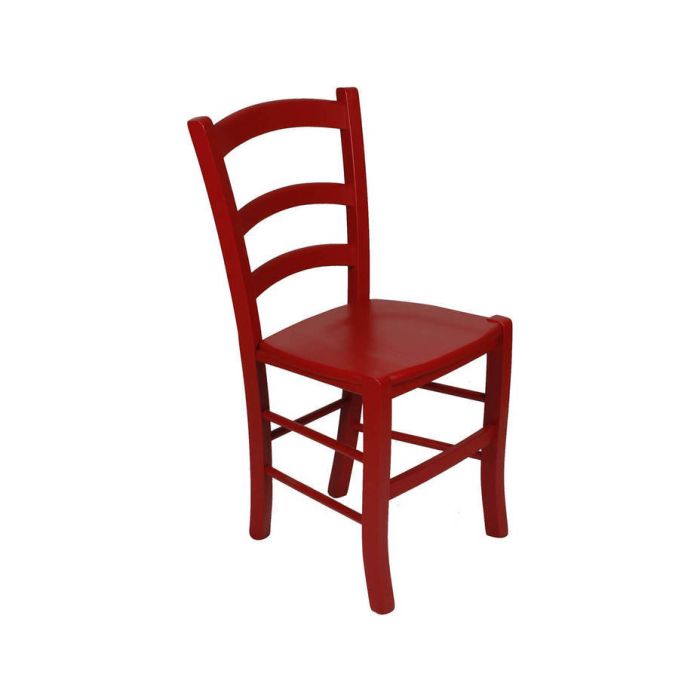 SEDIA MODELLO VENEZIA TUTTA LACCATA ROSSA  