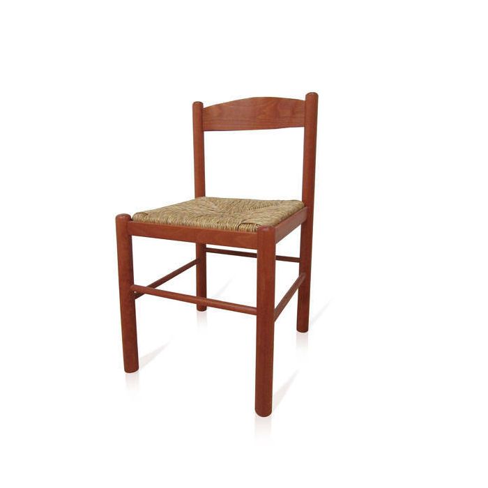 SEDIA MODELLO PISA 50 CILIEGIO FONDELLO PAGLIA 1