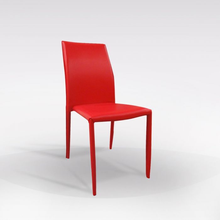 SEDIA IN PVC ROSSO: vendita online SEDIA IN PVC ROSSO in offerta