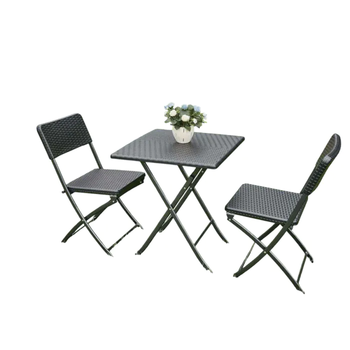 Furniture Tavolo Rattan Pieghevole Sedie Pieghevoli Tavolo E - Main Image