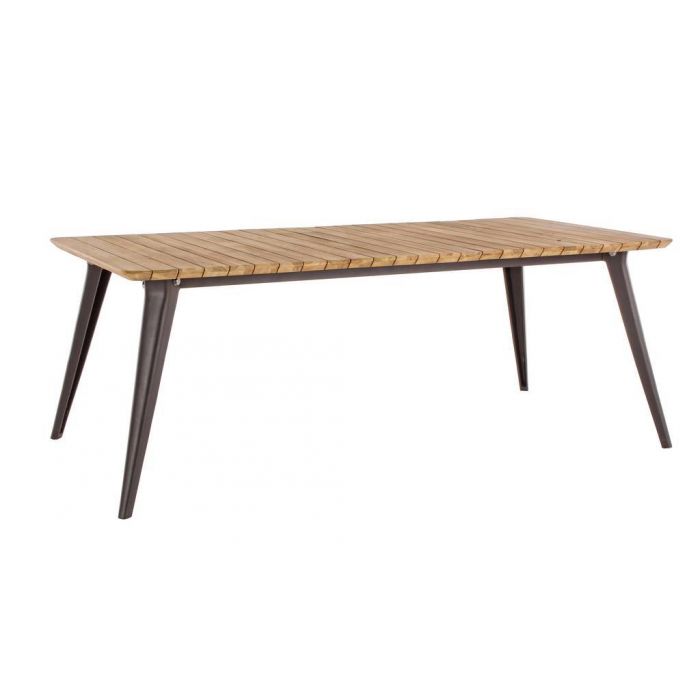 TAVOLO RETTANGOLARE ANTRACITE CM 200X100 E H 76 TAVOLO RETTANGOLARE ANTRACITE CM 200X100 E H 76