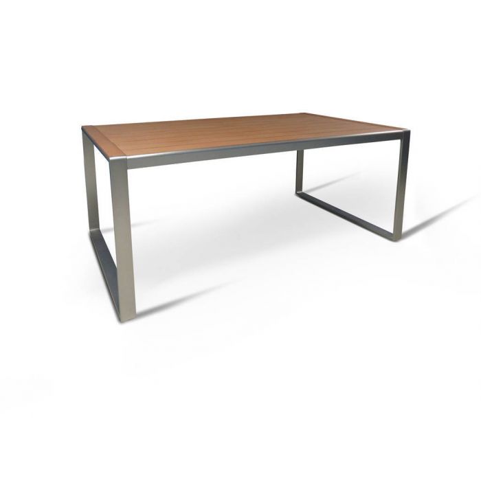 TAVOLO FISSO IN ALLUMINIO CM 160X92 E H 73,5 TAVOLO FISSO IN ALLUMINIO CM 160X92 E H 73,5