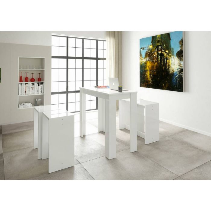 TAVOLO BAR MOD.WILLIAM BIANCO LUC es