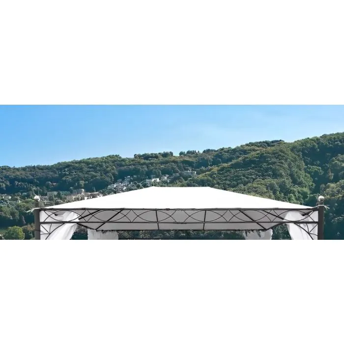 Gazebo Giardino 3x6m - 4 Tende Laterali Rimovibili, 2 Porte, Impermeabile UV, Con Borsa - Foto 13