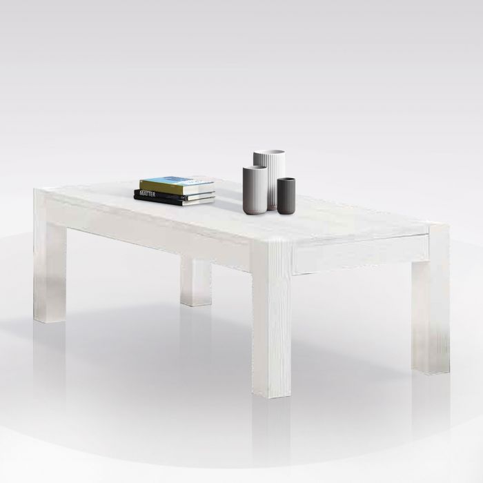 TAVOLINO IN ABETE BIANCO SPAZZOLATO TAVOLINO IN ABETE BIANCO SPAZZOLATO