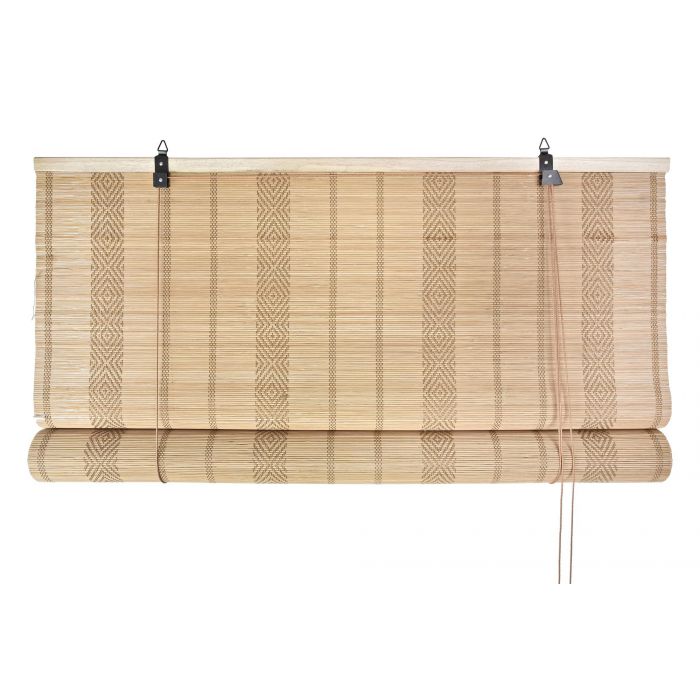 TENDA IN BAMBU 90X3 H 175CM IKAT NATURALE MARRONE CHIARO TENDA IN BAMBU 90X3 H 175CM IKAT NATURALE MARRONE CHIARO