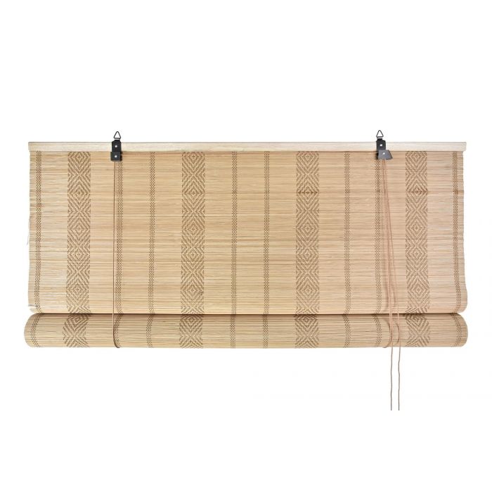 TENDA IN BAMBU 120X3 H 175CM IKAT NATURALE MARRONE CHIARO TENDA IN BAMBU 120X3 H 175CM IKAT NATURALE MARRONE CHIARO
