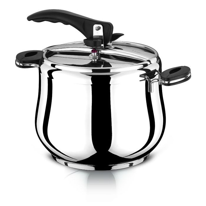 PENTOLA A PRESSIONE BOMBATA JADORE 7LT INOX 18/10 PENTOLA A PRESSIONE BOMBATA JADORE 7LT INOX 18/10