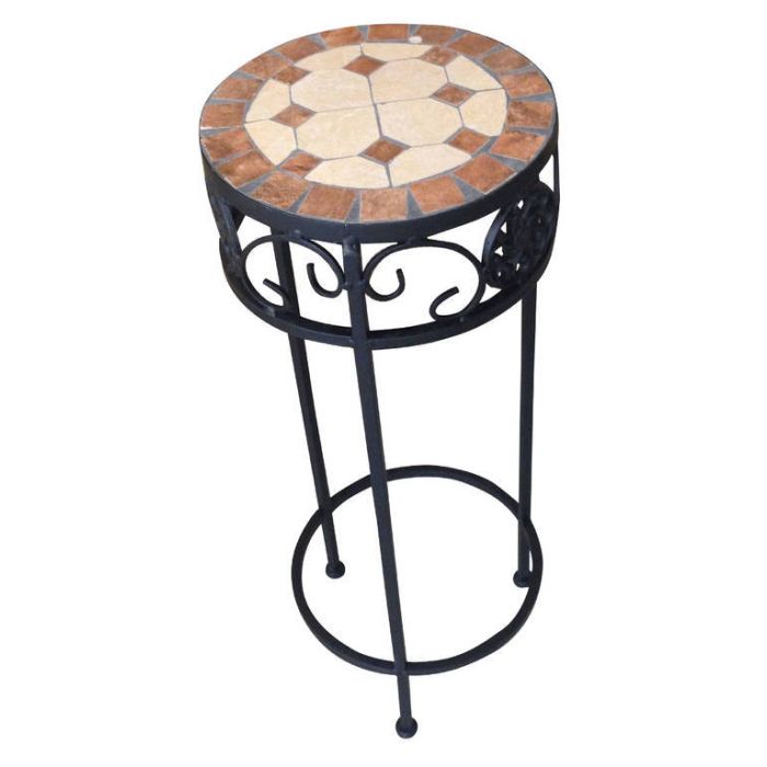 TAVOLINO D.24 H60 FERRO E MARMO TAVOLINO D.24 H60 FERRO E MARMO