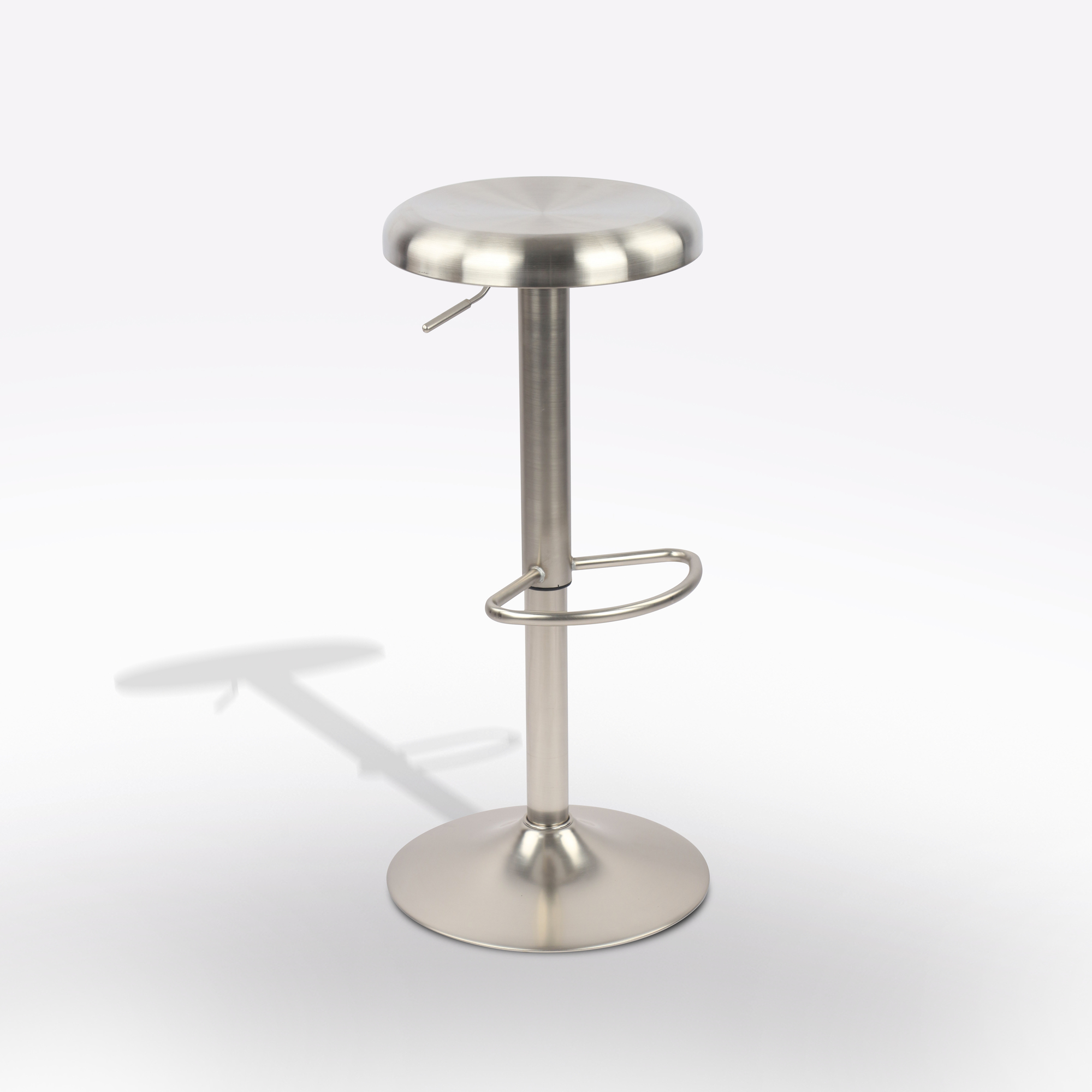 SGABELLO REGOLABILE IN METALLO INOX
