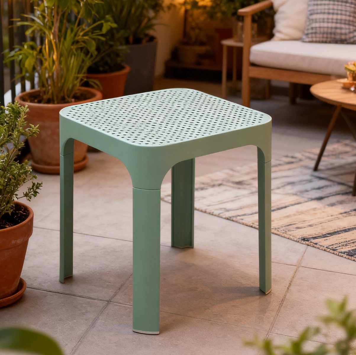 NARDI OUTDOOR - TAVOLINO MOD. NET CM 40X40 SALICE