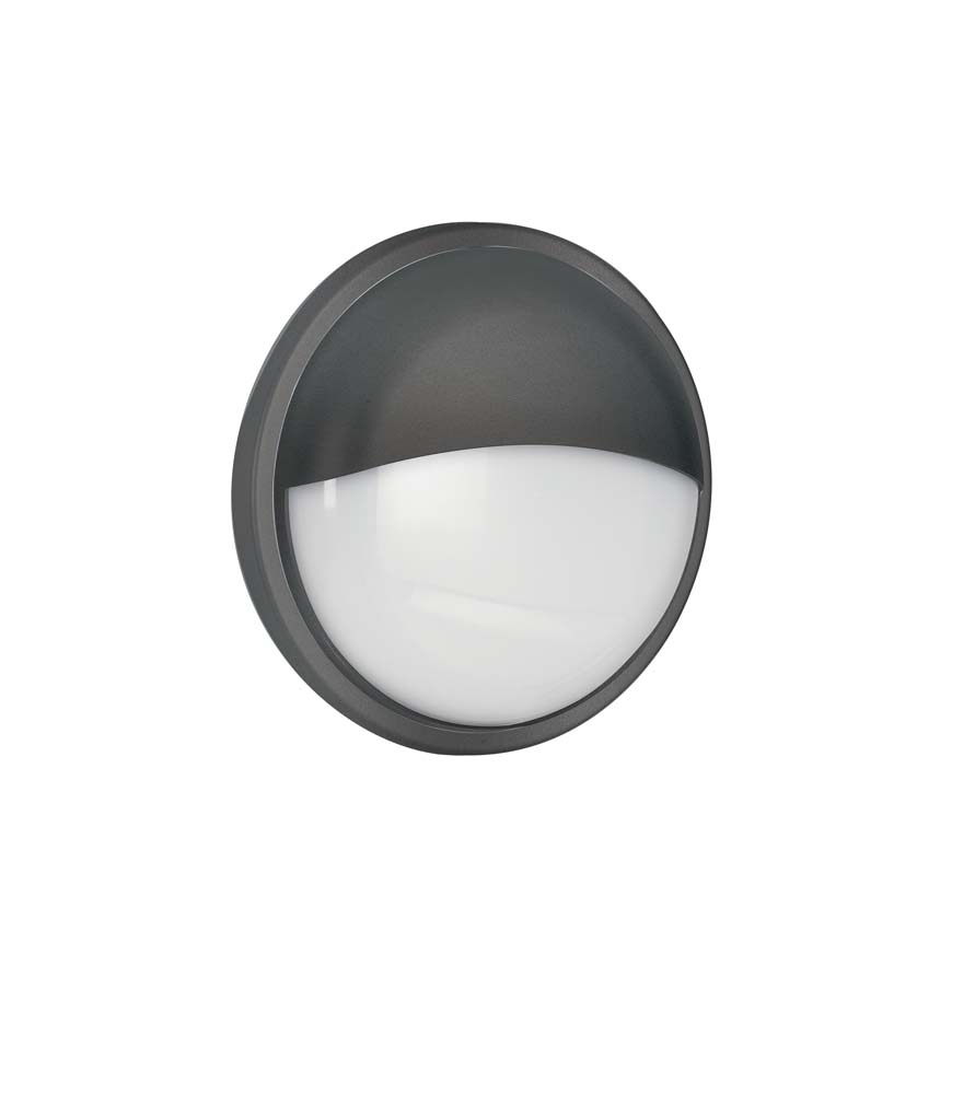 PLAFONIERA A LED EVER NERO DIAM. 22.1CM - 20W 3000/4000K 2500lm