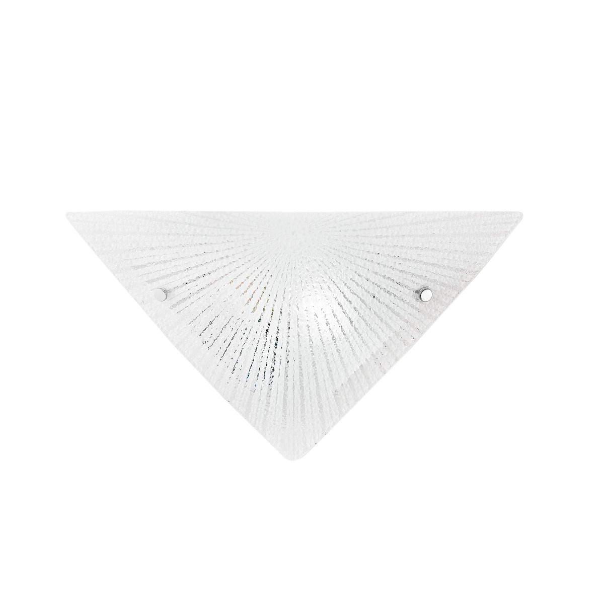 APPLIQUE ISIDE BIANCO E CROMO 40X18CM - 1XE27 MAX 60W