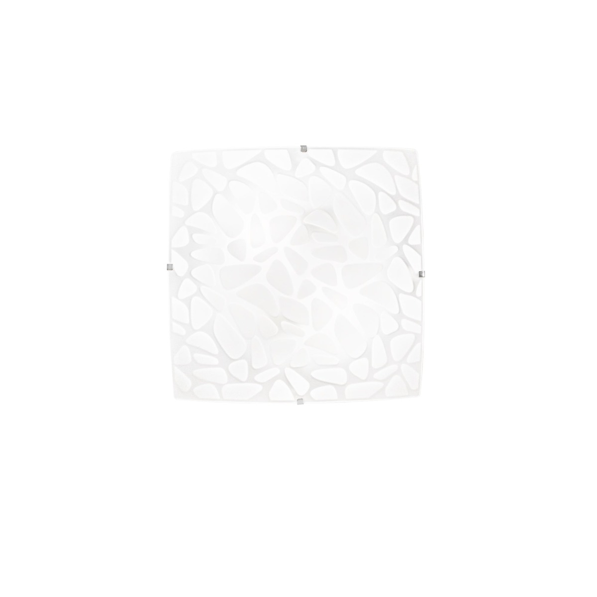 PLAFONIERA ISLAND BIANCO 30X30CM - 2XE27