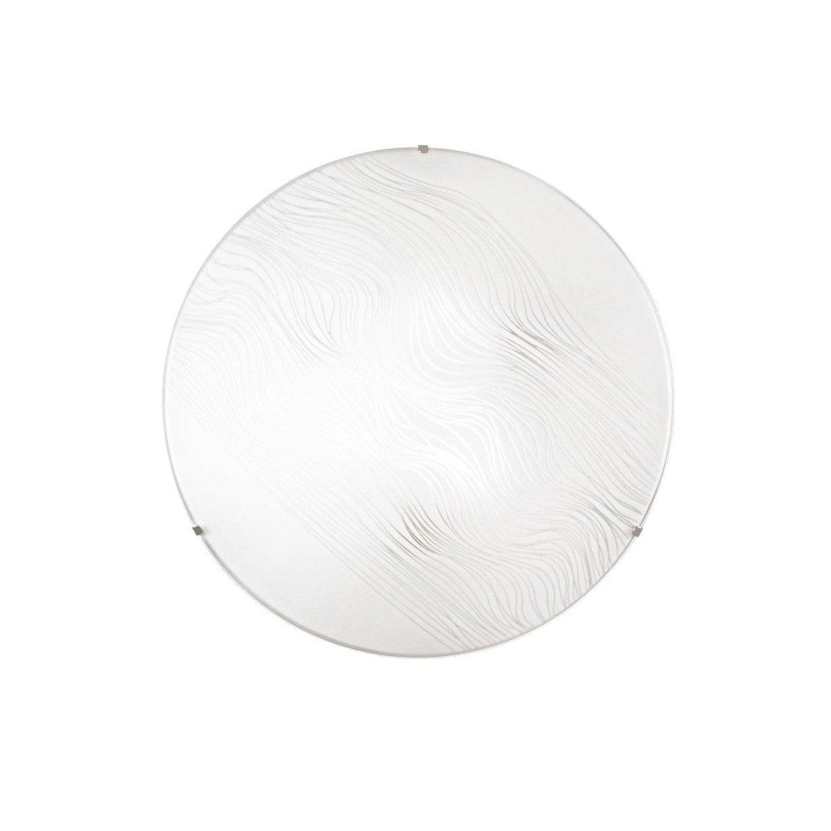 PLAFONIERA KARDIO BIANCO TRASPARENTE DIAM. 50CM  - 4XE27