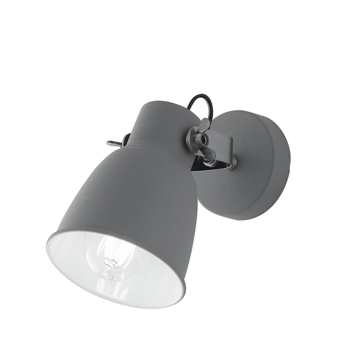 APPLIQUE LEGEND GRIGIO 22X19.5CM - 1XE27