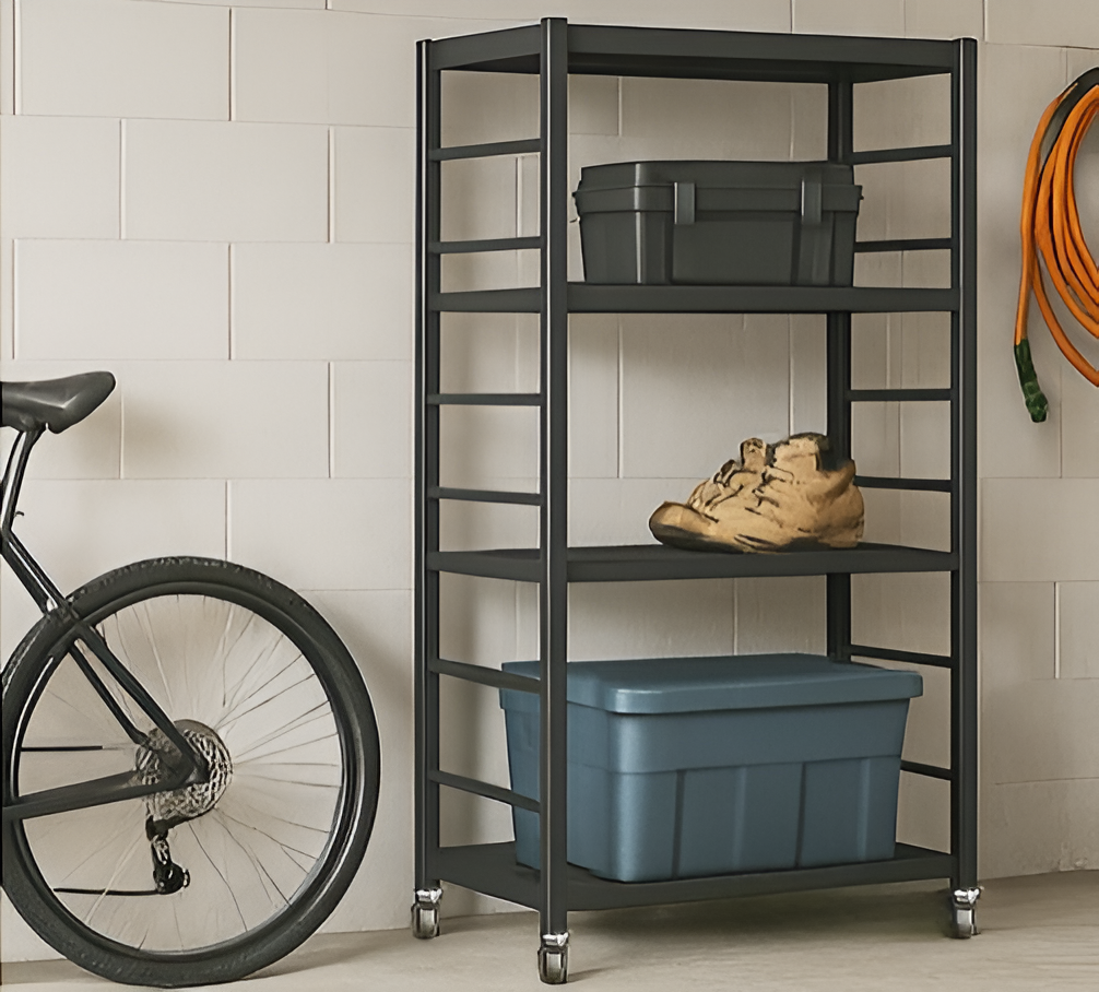 LIBRERIA MOD. STELLA CM 71X38 H.121 IN METALLO NERO 