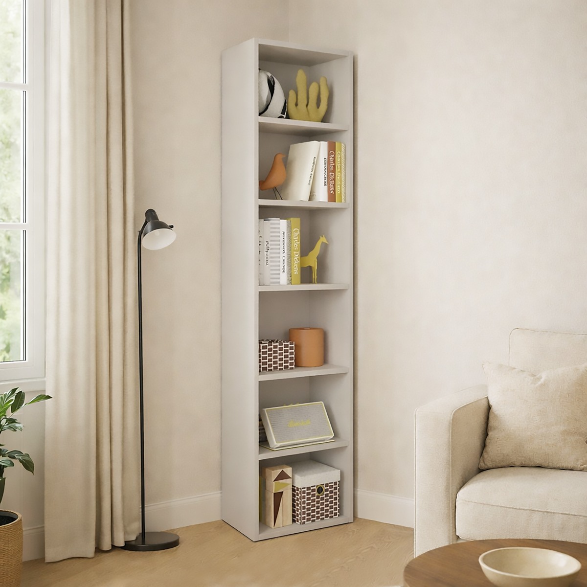 LIBRERIA MOD. FLAT CM 57X32 H. 247 CANAPA