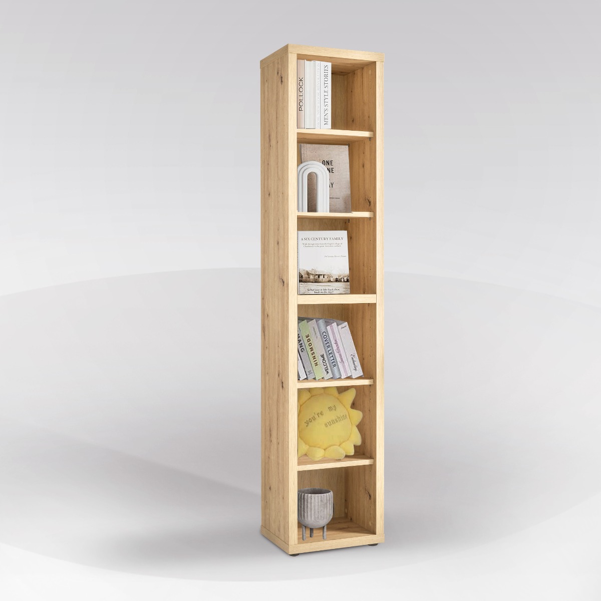 LIBRERIA MOD. RILEGA CM 45.2X35.5 H. 216.8 ROVERE ARTISAN