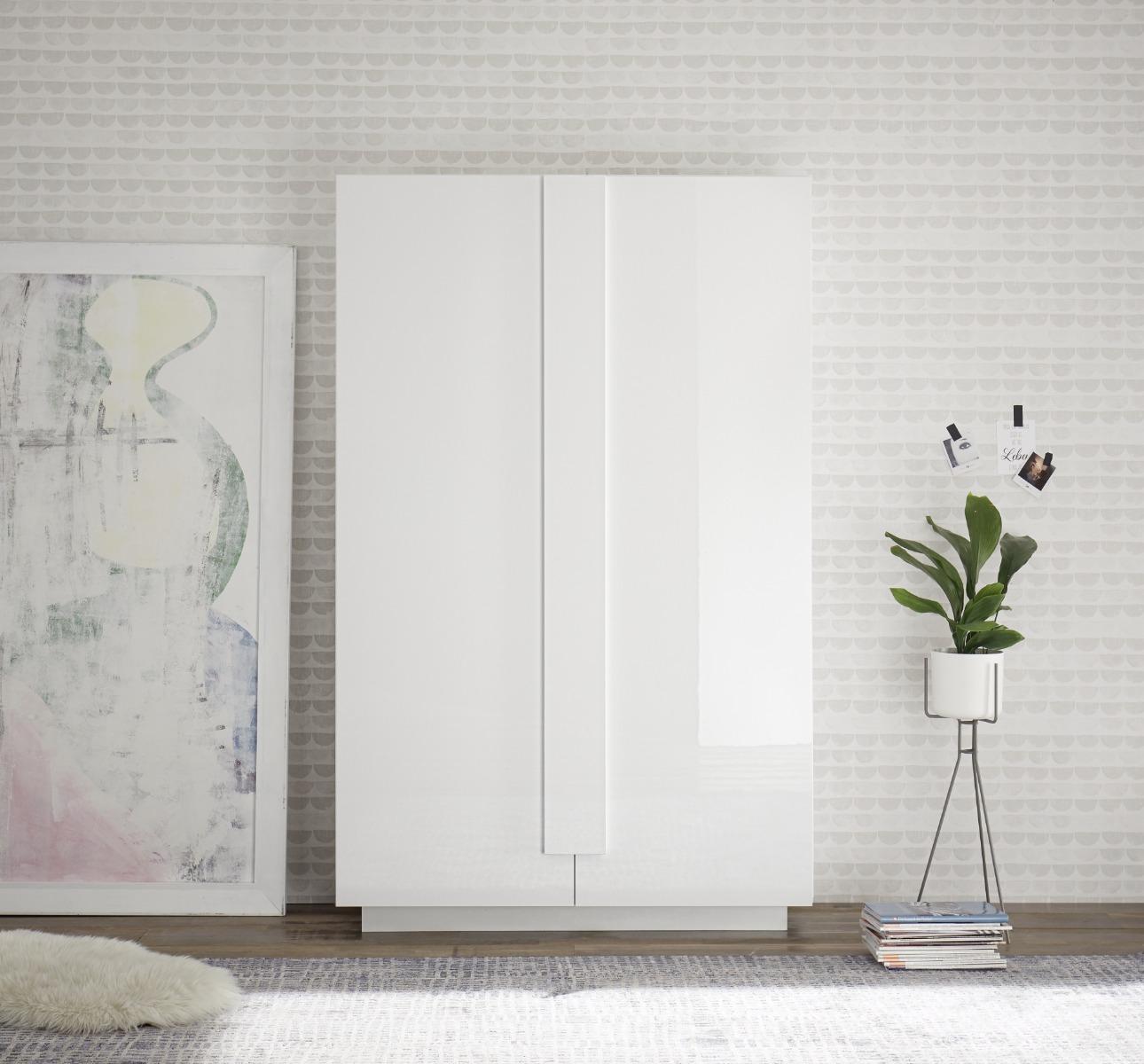 COLONNA MOD. JUPITER CM 120X44 H. 193 BIANCO LUCIDO