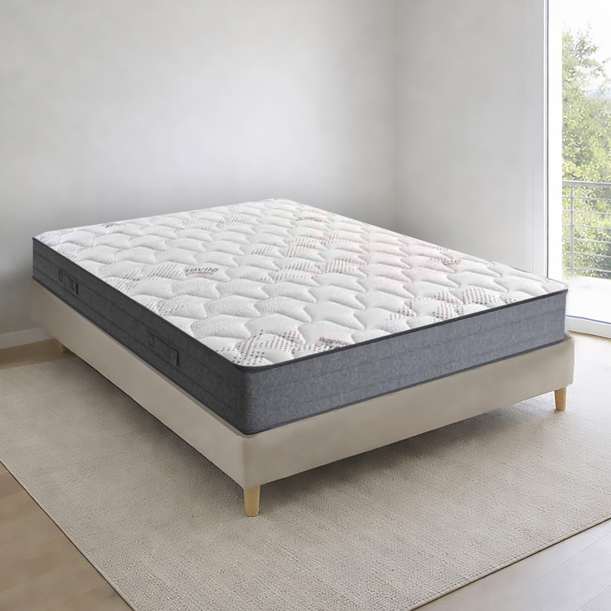 MATERASSO MOD. LUX MEMORY MATRIMONIALE 160X190CM IN MEMORY FOAM ED ELIOCELL