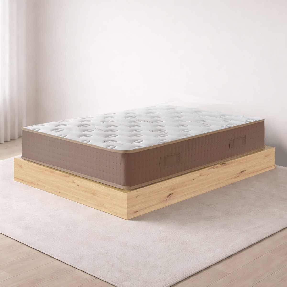 MATERASSO MOD. MEMORY EASY 1 PIAZZA E 1/2 120X190CM A MOLLE INDIPENDENTI E MEMORY