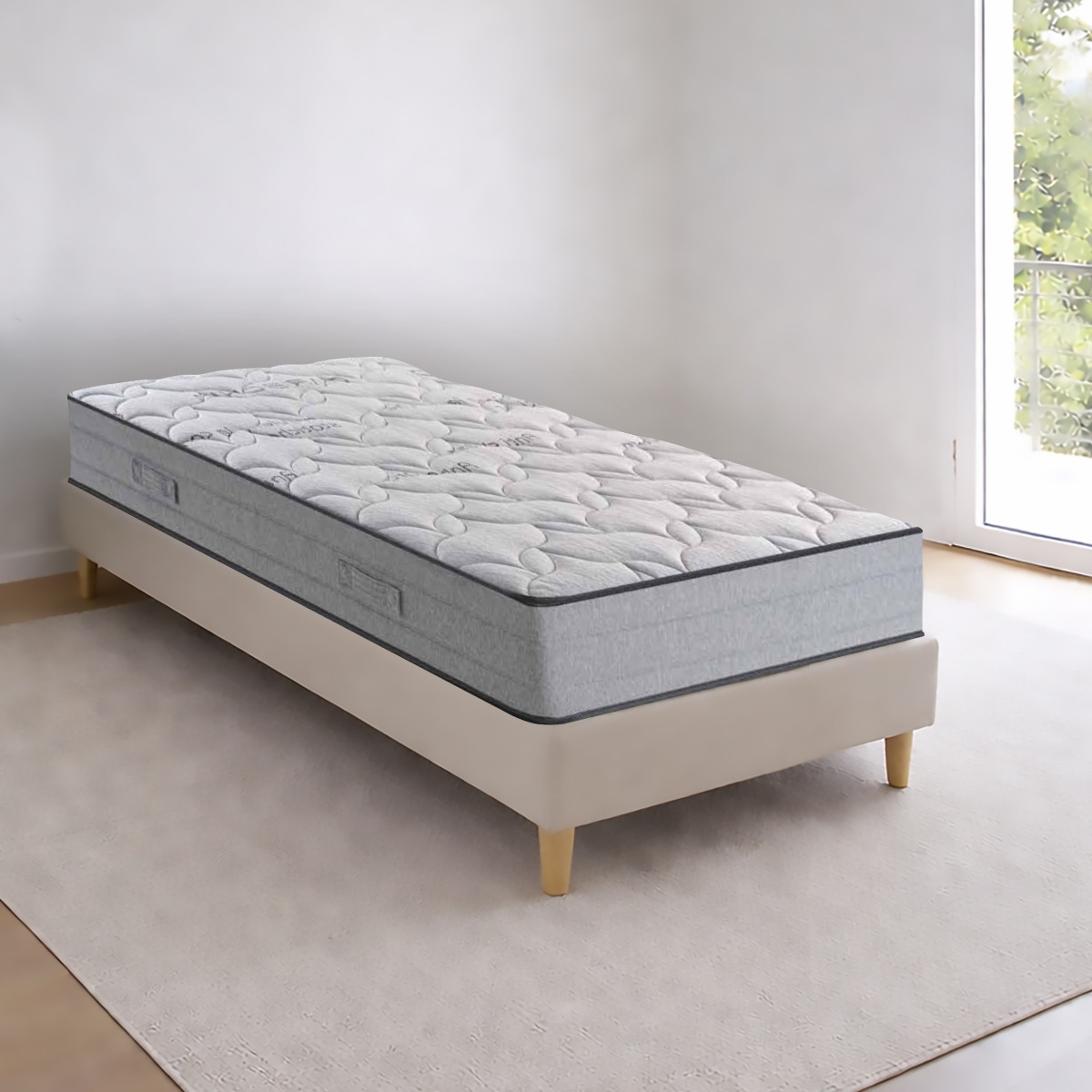 MATERASSO MOD. FEELING 5.0 SINGOLO 80X190CM A MOLLE INDIPENDENTI