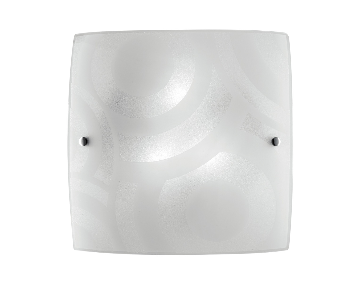 PLAFONIERA MIRO' BIANCO GRANIGLIATO 40X40CM - 3XE27 MAX 60W