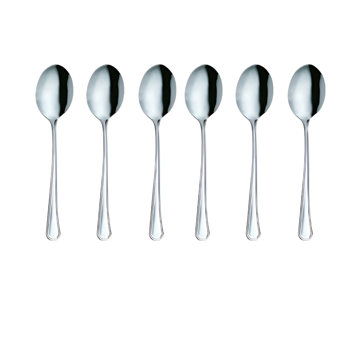 SET 6 CUCCHIAINI DA MOKA LINEA ALASKA 10.3CM