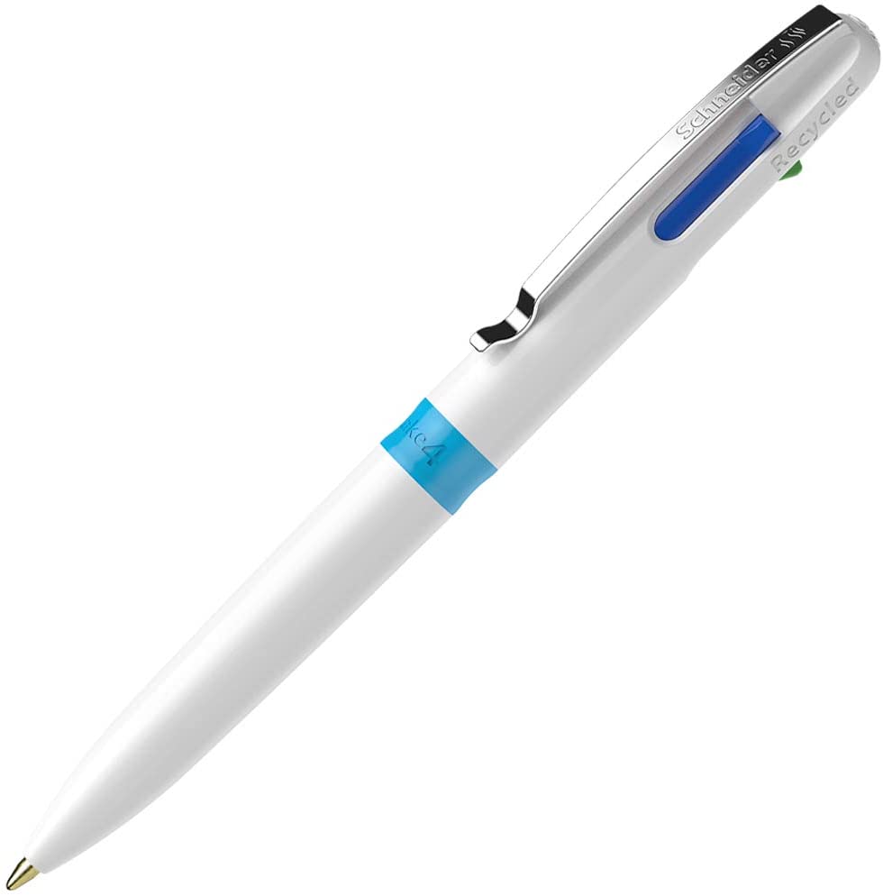 SCHNEIDER - PENNA A SFERA TAKE 4 BIANCO/AZZURRO