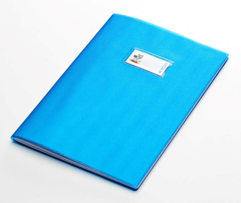 FAVORIT - COPERTINA GOFFRATA SILK COPRIMAXI A4 AZZURRO