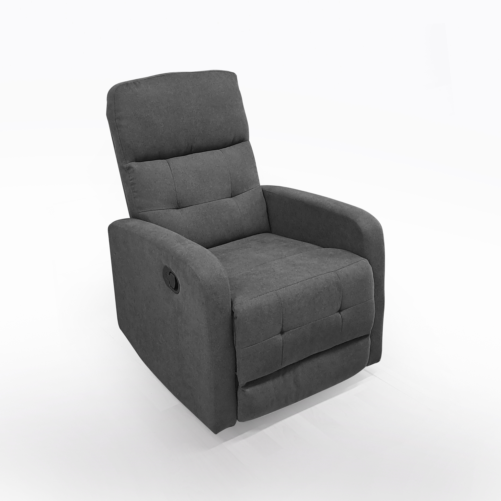 POLTRONA MOD. GAIA RELAX MANUALE IN TESSUTO GRIGIO SCURO