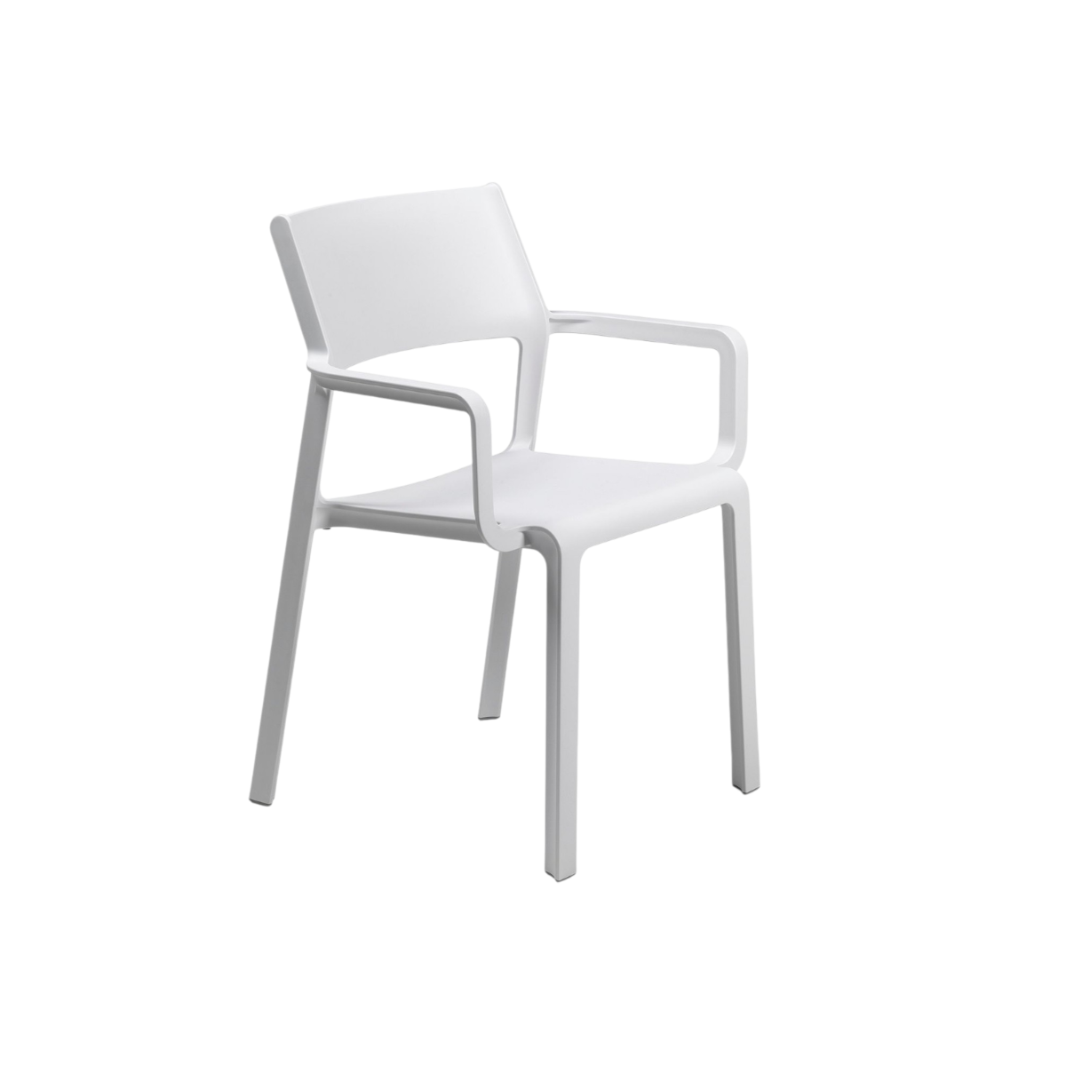 NARDI OUTDOOR - SEDIA MOD. TRILL ARMCHAIR BIANCO