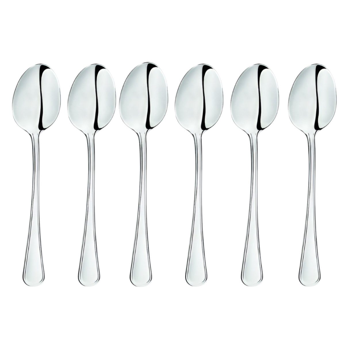 SET 6 CUCCHIAINI DA CAFFE' LINEA INGLESE 13.2CM