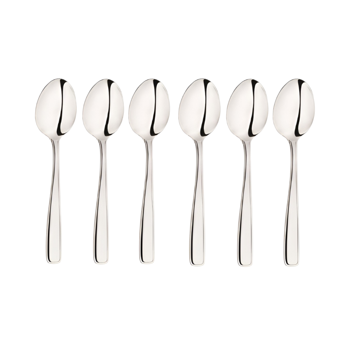 SET 6 CUCCHIAINI MOKA MOD. CAPRI IN ACCIAIO INOX